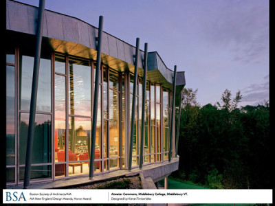 Atwater Commons, Middlebury College, Vermont / designed by Kieran Timberlake